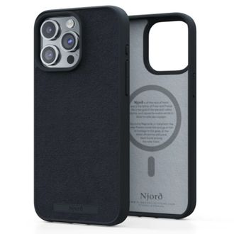 Чохол Njord Suede MagSafe Case Black for iPhone 15 Pro Max (NA54SU00) - фото 2 Чохол Njord Suede MagSafe Case Black for iPhone 15 Pro Max (NA54SU00) - фото 2