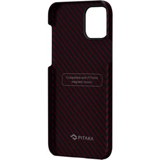 Чохол Pitaka MagEZ Case Twill Black/Red for iPhone 12 (KI1203M) - фото 3 Чохол Pitaka MagEZ Case Twill Black/Red for iPhone 12 (KI1203M) - фото 3