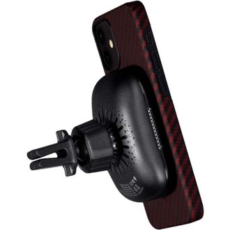 Чохол Pitaka MagEZ Case Twill Black/Red for iPhone 12 (KI1203M) - фото 2 Чохол Pitaka MagEZ Case Twill Black/Red for iPhone 12 (KI1203M) - фото 2