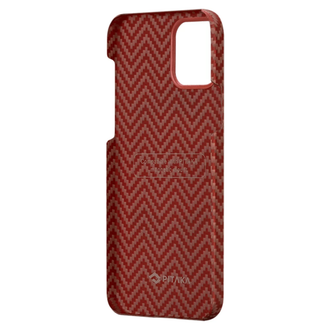 Чехол Pitaka MagEZ Case Herringbone Red/Orange for iPhone 12 mini (KI1207) - фото 3