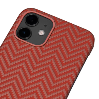 Чехол Pitaka MagEZ Case Herringbone Red/Orange for iPhone 12 mini (KI1207) - фото 5