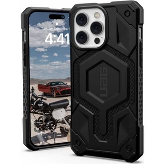 Чохол UAG для Apple iPhone 14 Pro Max Monarch Pro Magsafe, Kevlar Black (114031113940) - фото 2