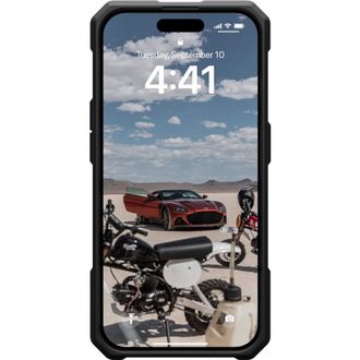 Чехол UAG для Apple iPhone 15 Pro Max Monarch Pro Magsafe, Kevlar Elemental Green (11422211397B) - фото 3