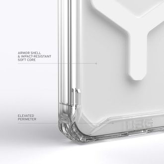 Чехол UAG для Apple Iphone 15 Pro Plyo Magsafe, Ice/White (114286114341) - фото 3