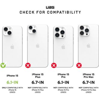 Чохол UAG для Apple iPhone 15 Essential Armor Magsafe, Black (114288114040) - фото 10 Чохол UAG для Apple iPhone 15 Essential Armor Magsafe, Black (114288114040) - фото 10