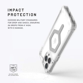 Чехол UAG для Apple Iphone 14 Pro Max Plyo Magsafe, Ice/Silver (114305114333) - фото 5 Чехол UAG для Apple Iphone 14 Pro Max Plyo Magsafe, Ice/Silver (114305114333) - фото 5