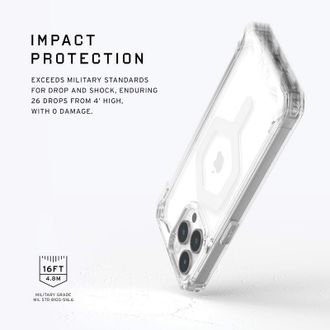 Чохол UAG для Apple Iphone 14 Pro Max Plyo Magsafe, Ice/White (114305114341) - фото 3