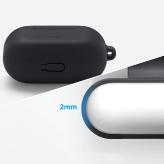 Чохол Elago Hang Silicone Case Black for Airpods 3rd Gen (EAP3HG-HANG-BK) - фото 4