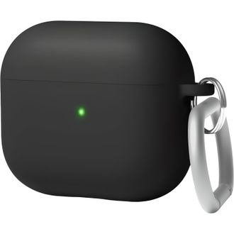 Чохол Elago Liquid Hybrid Case with Keychain Black for Airpods 3rd Gen (EAP3RH-HANG-BK) - фото 1