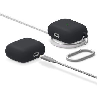 Чохол Elago Liquid Hybrid Case with Keychain Black for Airpods 3rd Gen (EAP3RH-HANG-BK) - фото 2