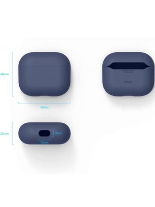 Чохол Elago Liquid Hybrid Case Jean Indigo for Airpods 3rd Gen (EAP3RH-JIN) - фото 2 Чохол Elago Liquid Hybrid Case Jean Indigo for Airpods 3rd Gen (EAP3RH-JIN) - фото 2