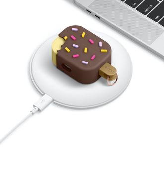 Чехол Elago Ice Cream Case Dark Brown for Airpods Pro 2nd Gen (EAPP2-ICE-DBR) - фото 2 Чехол Elago Ice Cream Case Dark Brown for Airpods Pro 2nd Gen (EAPP2-ICE-DBR) - фото 2