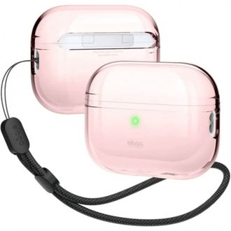 Чохол Elago Clear Case with Nylon Lanyard Lovely Pink for Airpods Pro 2nd Gen (EAPP2CL-BA+ROSTR-LPK) - фото 3