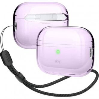 Чохол Elago Clear Case with Nylon Lanyard Lavender for Airpods Pro 2nd Gen (EAPP2CL-BA+ROSTR-LV) - фото 3 Чохол Elago Clear Case with Nylon Lanyard Lavender for Airpods Pro 2nd Gen (EAPP2CL-BA+ROSTR-LV) - фото 3