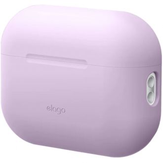 Чехол Elago Silicone Basic Case with Nylon Lanyard Lavender for Airpods Pro 2nd Gen (EAPP2SC-BA+ROSTR-LV) - фото 2