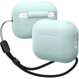 Чохол Elago Silicone Basic Case with Nylon Lanyard Mint for Airpods Pro 2nd Gen (EAPP2SC-BA+ROSTR-MT) - фото 1 Чохол Elago Silicone Basic Case with Nylon Lanyard Mint for Airpods Pro 2nd Gen (EAPP2SC-BA+ROSTR-MT) - фото 1