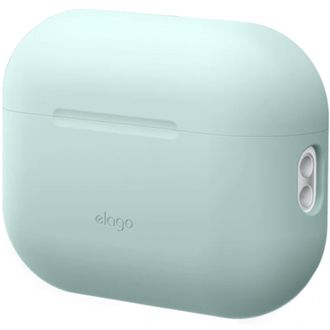 Чохол Elago Silicone Basic Case with Nylon Lanyard Mint for Airpods Pro 2nd Gen (EAPP2SC-BA+ROSTR-MT) - фото 2 Чохол Elago Silicone Basic Case with Nylon Lanyard Mint for Airpods Pro 2nd Gen (EAPP2SC-BA+ROSTR-MT) - фото 2