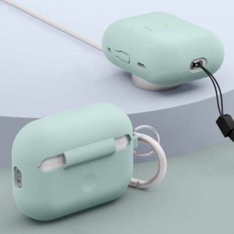 Чохол Elago Silicone Hang Case Mint for Airpods Pro 2nd Gen (EAPP2SC-HANG-MT) - фото 4 Чохол Elago Silicone Hang Case Mint for Airpods Pro 2nd Gen (EAPP2SC-HANG-MT) - фото 4