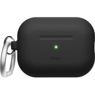 Чохол Elago Silicone Hang Case Black for Airpods Pro 2nd Gen (EAPP2SC-ORHA-BK) - фото 1