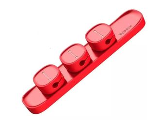 Держатель кабелей Baseus Peas Cable Clip Red (ACWDJ-09) - фото 2