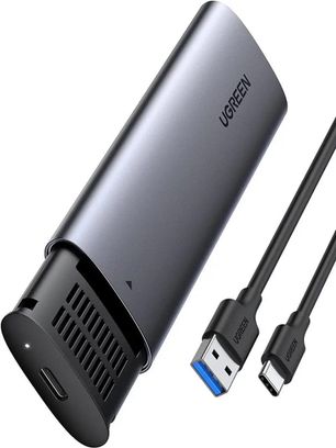 Зовнішня кишеня для накопичувача UGREEN USB-C to M.2 NGFF 5G Enclosure A TO C Cable 50cm (UGR-10903) - фото 1 Зовнішня кишеня для накопичувача UGREEN USB-C to M.2 NGFF 5G Enclosure A TO C Cable 50cm (UGR-10903) - фото 1