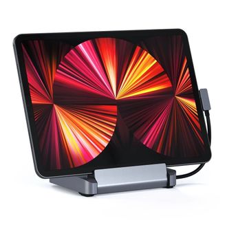  Мультипортовий адаптер Satechi Aluminum Stand Hub Space Gray for iPad Pro (ST-TCSHIPM) - фото 3
