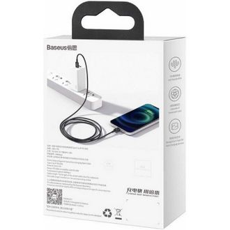 Кабель Baseus Superior Series Fast Charging Type-C to Lightning PD 20W 1m Black (CATLYS-A01) - фото 3