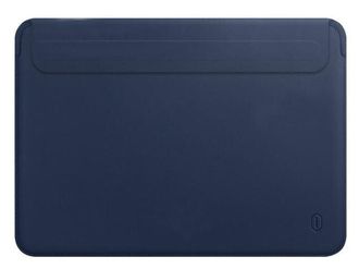 Папка конверт Wiwu Skin Pro 2 Leather для MacBook Air 13,3'' Blue - фото 1