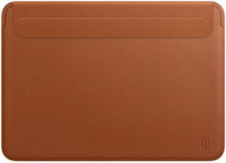 Папка-конверт Wiwu Skin Pro 2 Leather для MacBook Pro 13,3" Brown - фото 1
