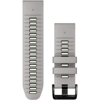 Ремінець Garmin QuickFit 26 Watch Bands Fog Grey/Moss Silicone (010-13281-08) - фото 1