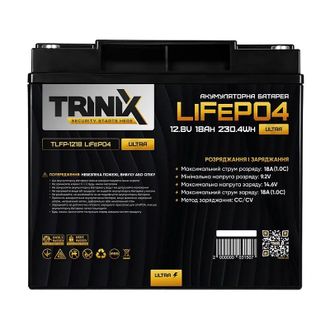 Аккумуляторная батарея 18 Ah 12V Trinix TLFP-1218 Ultra LiFePO4 (44-00083) - фото 2 Аккумуляторная батарея 18 Ah 12V Trinix TLFP-1218 Ultra LiFePO4 (44-00083) - фото 2