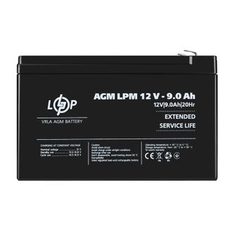 Акумулятор LogicPower LPM 12 - 9,0 AH (3866) - фото 1 Акумулятор LogicPower LPM 12 - 9,0 AH (3866) - фото 1