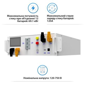 Комплект Інвертор Deye SUN-15K-SG01HP3-EU-AM2 + 4 шт АКБ DEYE BOS-G PRO LiFePO4 HV 51.2v 100AH 5.12kwh + BMS Контролер Deye BOS-G Control Box (HVB750V/100A-EU) Europe - фото 9 Комплект Інвертор Deye SUN-15K-SG01HP3-EU-AM2 + 4 шт АКБ DEYE BOS-G PRO LiFePO4 HV 51.2v 100AH 5.12kwh + BMS Контролер Deye BOS-G Control Box (HVB750V/100A-EU) Europe - фото 9
