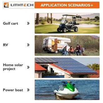 Акумулятор Lithtech TE12314BH + Bluetooth LiFePO4 12,8V 314Ah, 3,14kWh, BMS200A@4S, 6000 cycles - фото 3 Акумулятор Lithtech TE12314BH + Bluetooth LiFePO4 12,8V 314Ah, 3,14kWh, BMS200A@4S, 6000 cycles - фото 3