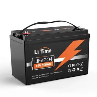 Акумулятор LiTime LiFePO4 12V 100Ah Trolling Motor (L12V100-100-TM-4-A100) - фото 1