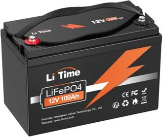 Аккумулятор LiFePO4 LiTime LT12V100 Europe - фото 2 Аккумулятор LiFePO4 LiTime LT12V100 Europe - фото 2