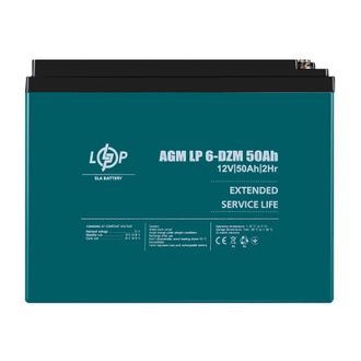 Тяговый свинцово-кислотный аккумулятор LogicPower LP 6-DZM-50 (10063) - фото 1