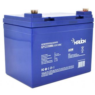 Акумуляторная батарея MERLION EURO AGM MLTS12330M6 12 V 33 Ah - фото 1 Акумуляторная батарея MERLION EURO AGM MLTS12330M6 12 V 33 Ah - фото 1