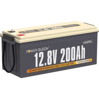 Акумуляторна батарея LiFePO4 Power Queen 12.8 V 200Ah, 2840Wh, BMS 150A, 522*240*218 мм - фото 3