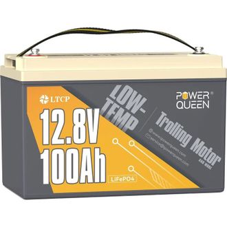 Акумуляторна батарея 12.8В 100А*год LiFePO4 Low-temp Power Queen P12V100-100-LTP-4-A100 - фото 2