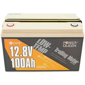 Акумуляторна батарея з Bluetooth 12.8В 100А*год LiFePO4 Low-temp Power Queen P12V100-100-LTP-BT-4-A100 - фото 2