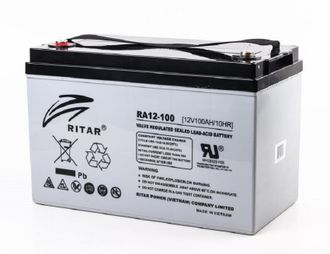 Батарея для ИБП Ritar AGM RA12-100, 12V-100Ah (RA12-100) - фото 1