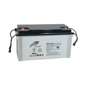 Аккумуляторная батарея AGM RITAR DC12-120, Gray Case, 12V 120Ah  Q1/30 - фото 1