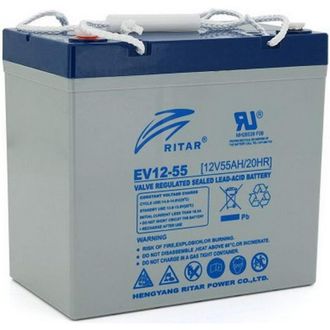 Батарея до ДБЖ Ritar EV12-55, 12V 55Ah (EV12-55) - фото 1 Батарея до ДБЖ Ritar EV12-55, 12V 55Ah (EV12-55) - фото 1