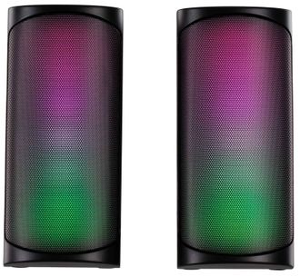 Мультимедийная акустика 2E PCS231 RGB Matrix 2.0 USB Black (2E-PCS231BK) - фото 1