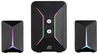 Колонки для компьютера 2E PCS301 RGB 2.1 USB Black (2E-PCS301BK) - фото 1