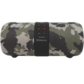 Портативная акустика REAL EL X-733 Camo (EL121600020) - фото 1 Портативная акустика REAL EL X-733 Camo (EL121600020) - фото 1
