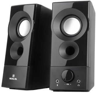 Акустическая система REAL-EL S-90 Black - фото 1 Акустическая система REAL-EL S-90 Black - фото 1