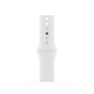 Смарт-годинник Apple Watch Series 8 GPS 41mm Silver Aluminum Case with White S. Band - S/M (MP6L3) - фото 3