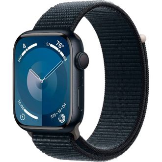 Вживаний Apple Watch Series 9 GPS 45mm Midnight Aluminum Case w. Midnight S. Loop (MR9C3) - фото 1